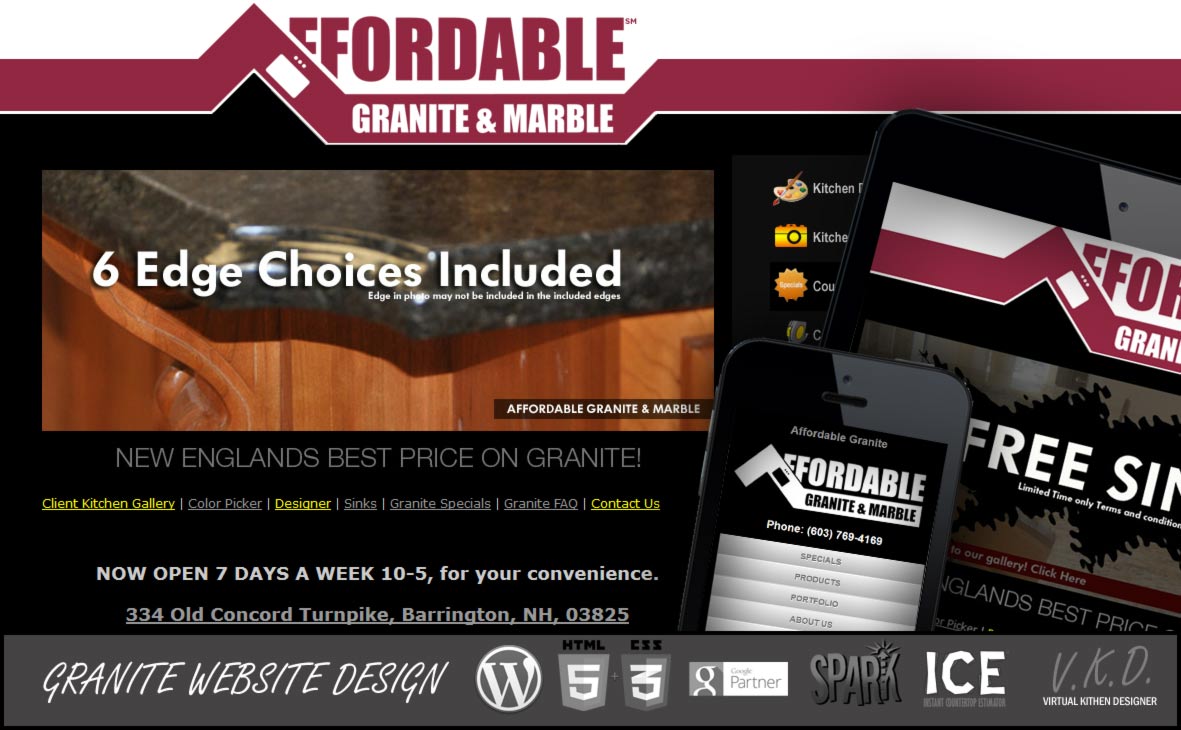 Countertop Website Design