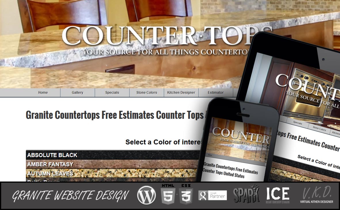 Countertop Website Design
