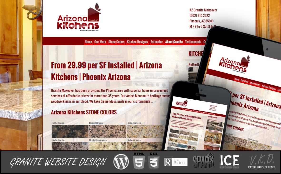 Countertop Website Design