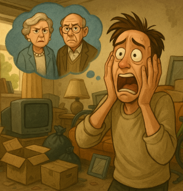 Clean it out before your in-law's see it! 