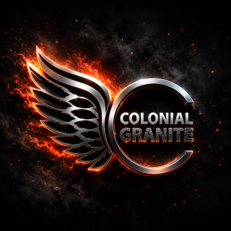 Cololonial Granite Logo Direction